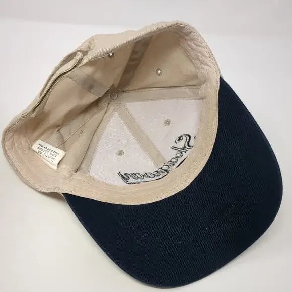 Skagway Alaska Strapback Hat Beige One Size Adjustable Embroidered - Picture 7 of 9